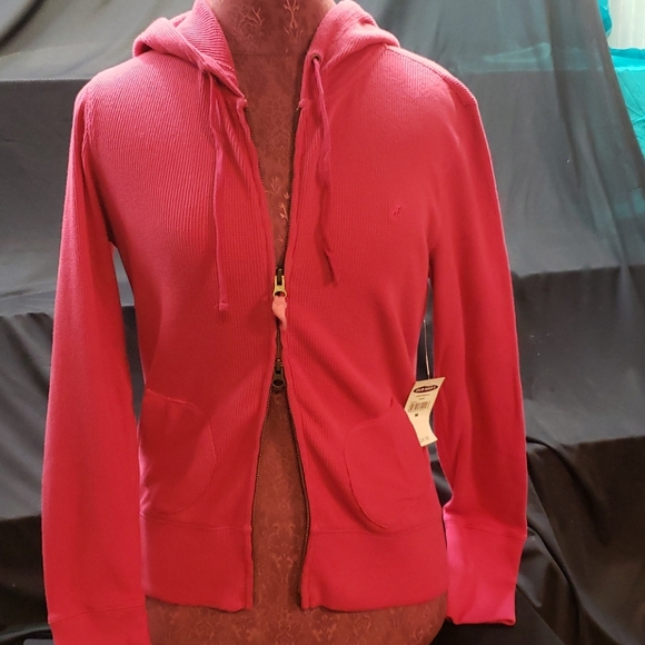 NWT - PINK Old Navy size M zip front hoodie - Picture 5 of 10